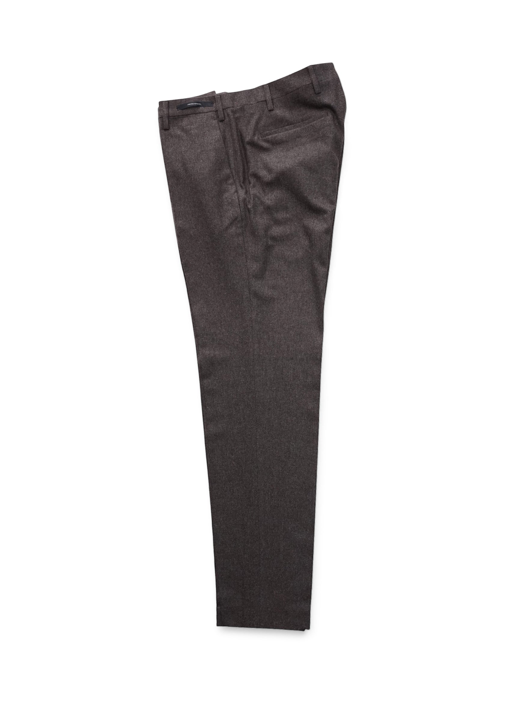 Braune Flanell-Chino